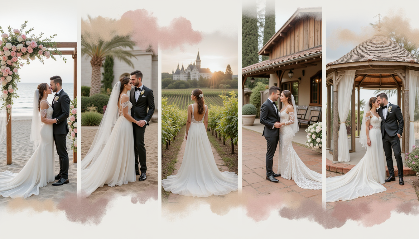 "Povestea începe aici: cele mai fermecătoare locații de nuntă"